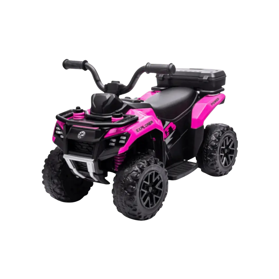 Mini moto 4 elétrica para crianças LITTLE EXPLORER 6v C/Rodas de borracha 18