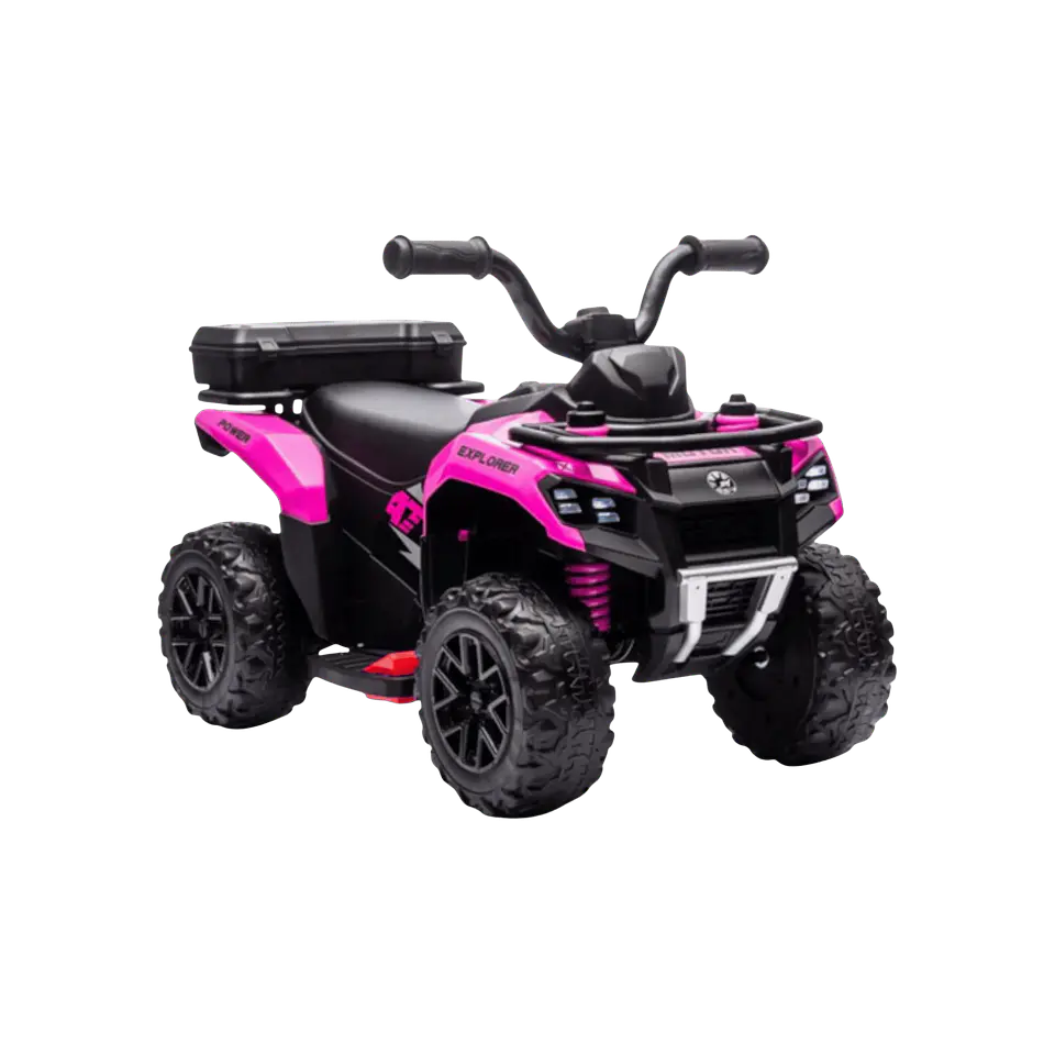 Mini moto 4 elétrica para crianças LITTLE EXPLORER 6v C/Rodas de borracha 19