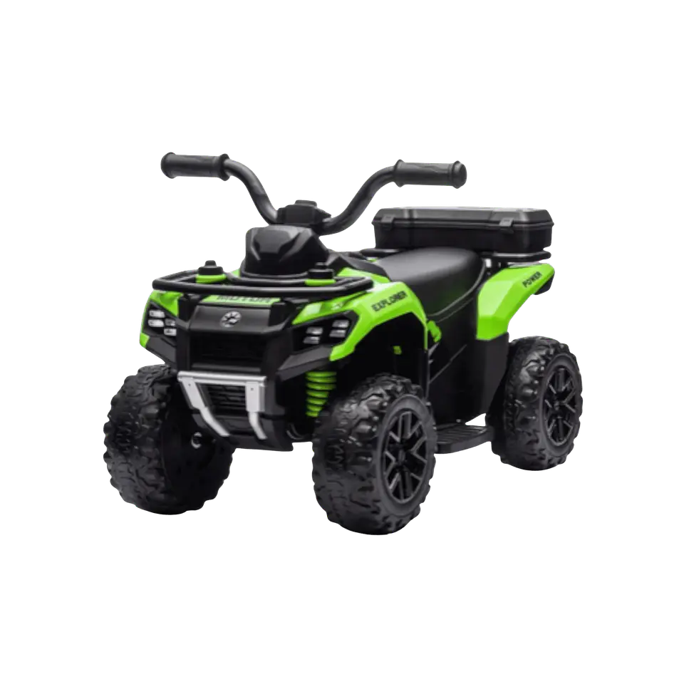 Mini moto 4 elétrica para crianças LITTLE EXPLORER 6v C/Rodas de borracha 29