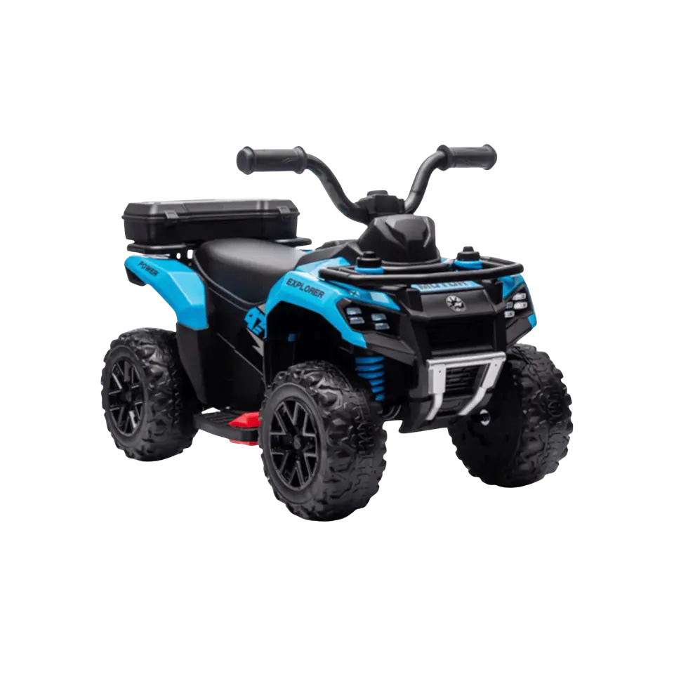 Mini moto 4 elétrica para crianças LITTLE EXPLORER 6v C/Rodas de borracha 38