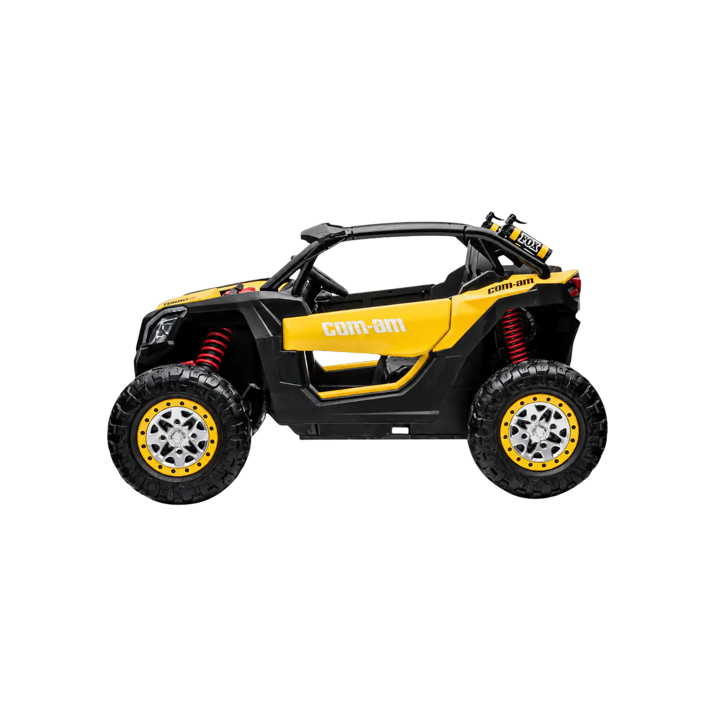 BUGGY EXTREME 24v 4X4 Dourado c/ RODAS DE BORRACHA E ASSENTO EM PELE 3