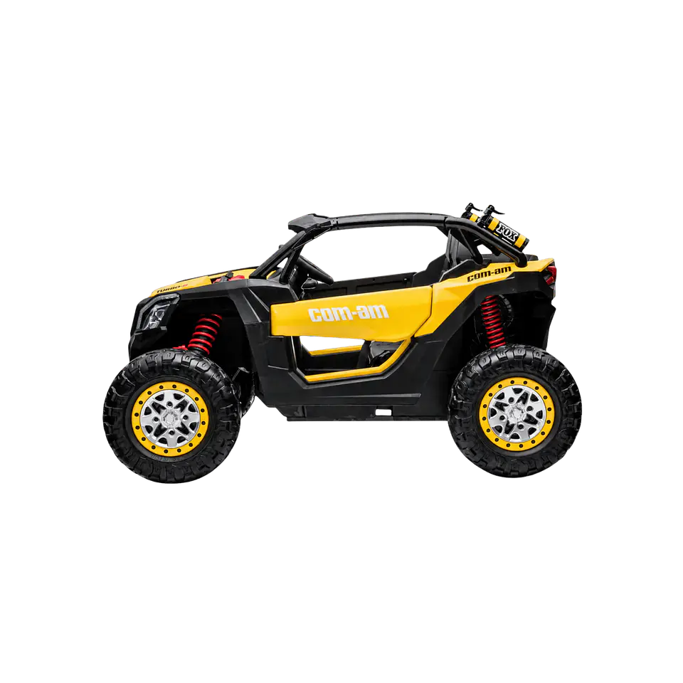 BUGGY EXTREME 24v 4X4 Dourado c/ RODAS DE BORRACHA E ASSENTO EM PELE 3
