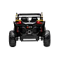 BUGGY EXTREME 24v 4X4 Dourado c/ RODAS DE BORRACHA E ASSENTO EM PELE - Thumbnail 5
