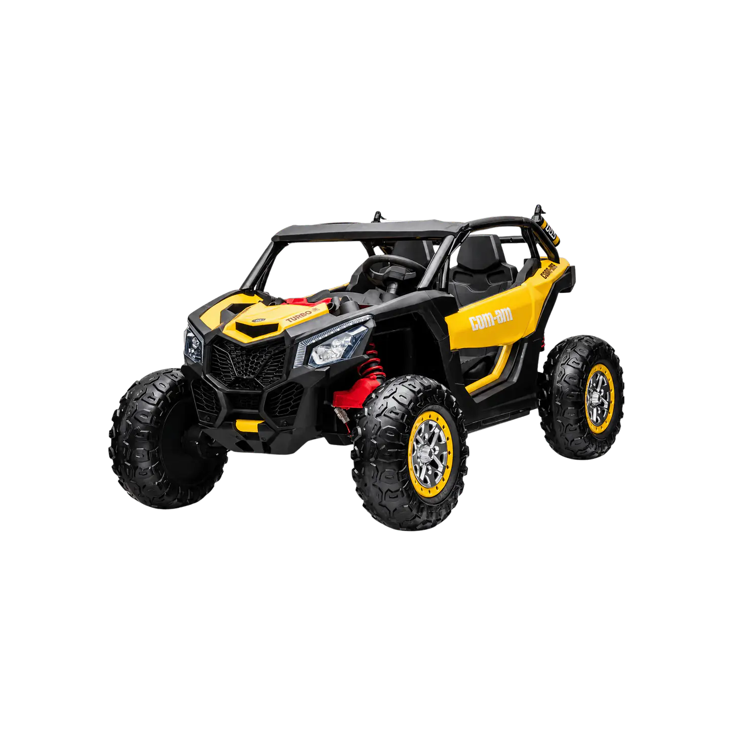 BUGGY EXTREME 24v 4X4 Dourado c/ RODAS DE BORRACHA E ASSENTO EM PELE 1