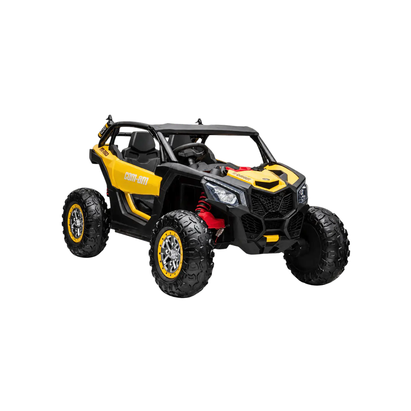 BUGGY EXTREME 24v 4X4 Dourado c/ RODAS DE BORRACHA E ASSENTO EM PELE 2