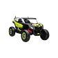BUGGY EXTREME 24v 4X4 Dourado c/ RODAS DE BORRACHA E ASSENTO EM PELE - Thumbnail 7