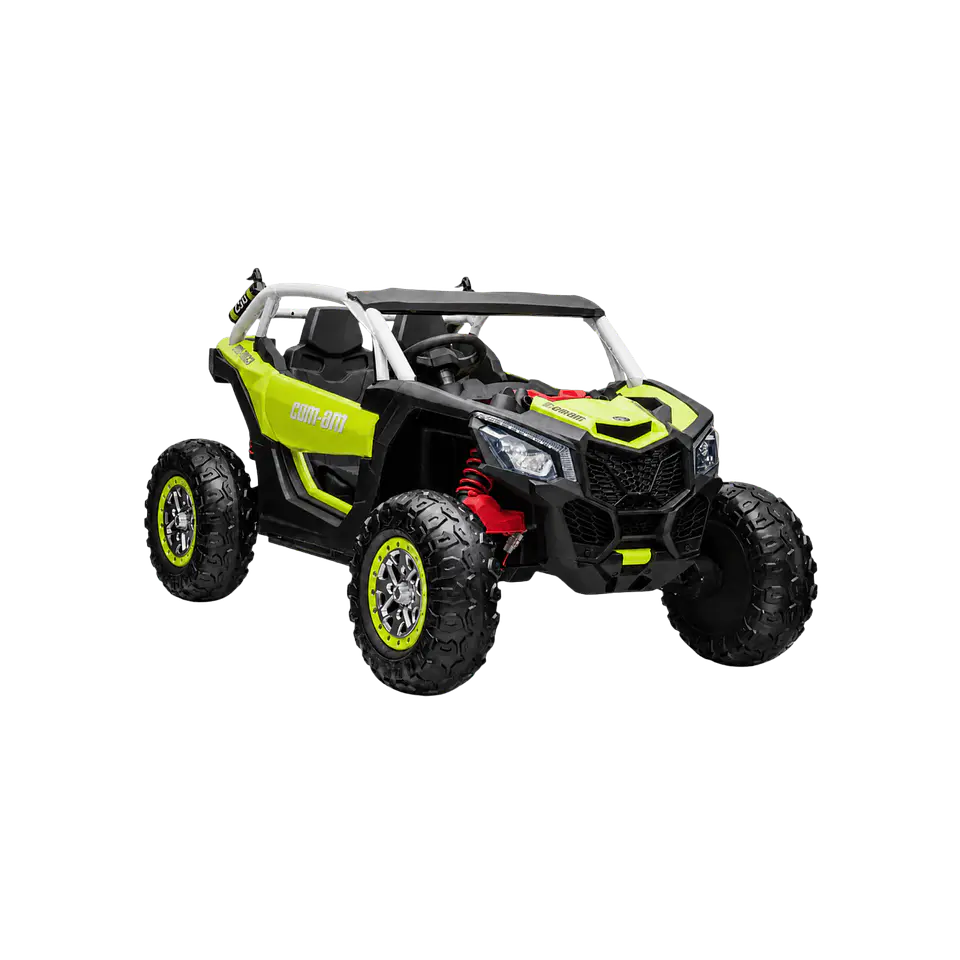 BUGGY EXTREME 24v 4X4 Dourado c/ RODAS DE BORRACHA E ASSENTO EM PELE 7