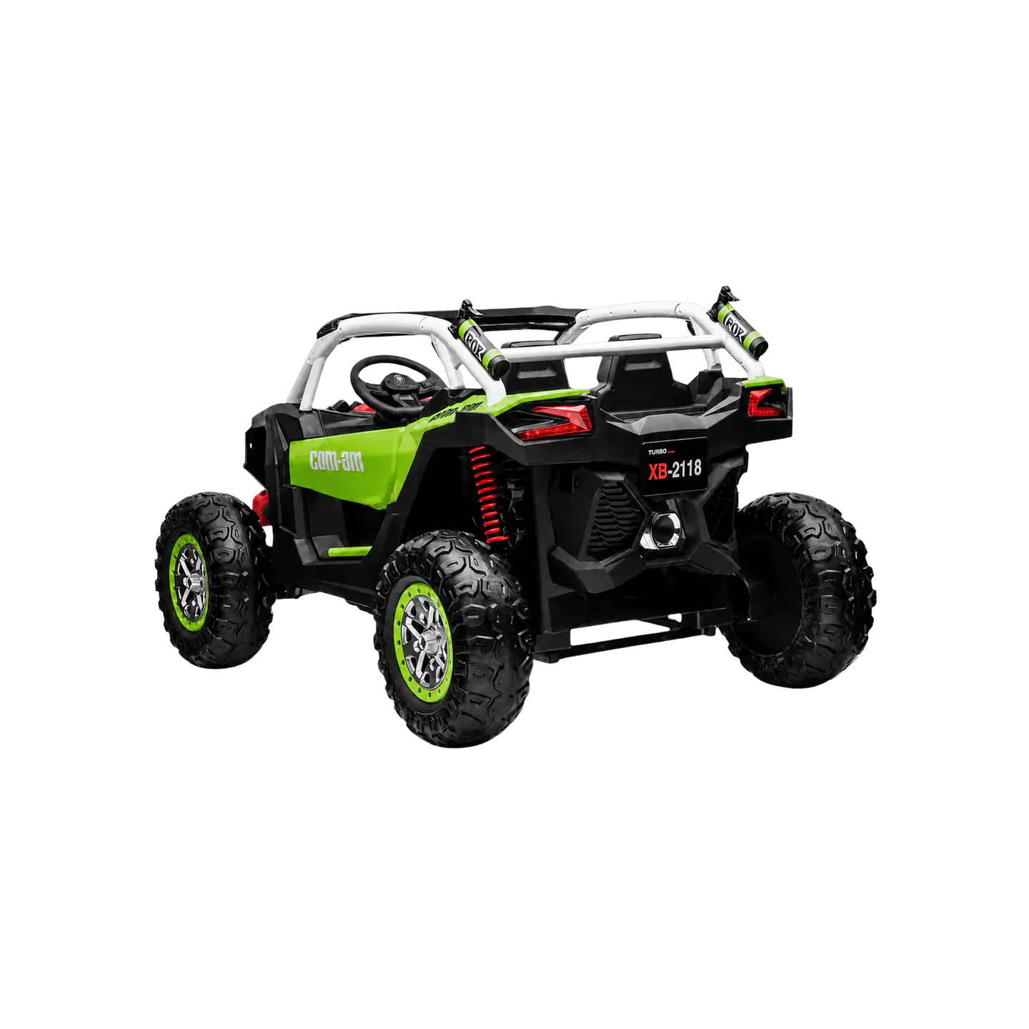 BUGGY EXTREME 24v 4X4 Dourado c/ RODAS DE BORRACHA E ASSENTO EM PELE 10