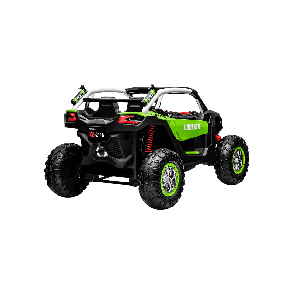 BUGGY EXTREME 24v 4X4 Dourado c/ RODAS DE BORRACHA E ASSENTO EM PELE 9