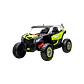 BUGGY EXTREME 24v 4X4 Dourado c/ RODAS DE BORRACHA E ASSENTO EM PELE - Thumbnail 6