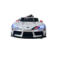 TOYOTA GR SUPRA GT4 12v Branco c/RODAS DE BORRACHA E ASSENTO EM PELE - Thumbnail 3