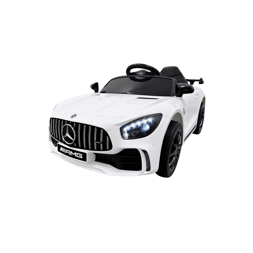 MERCEDES GTR 12v BATERIA DE LITIO Vermelho c/ RODAS DE BORRACHA E ASSENTO EM PELE 10