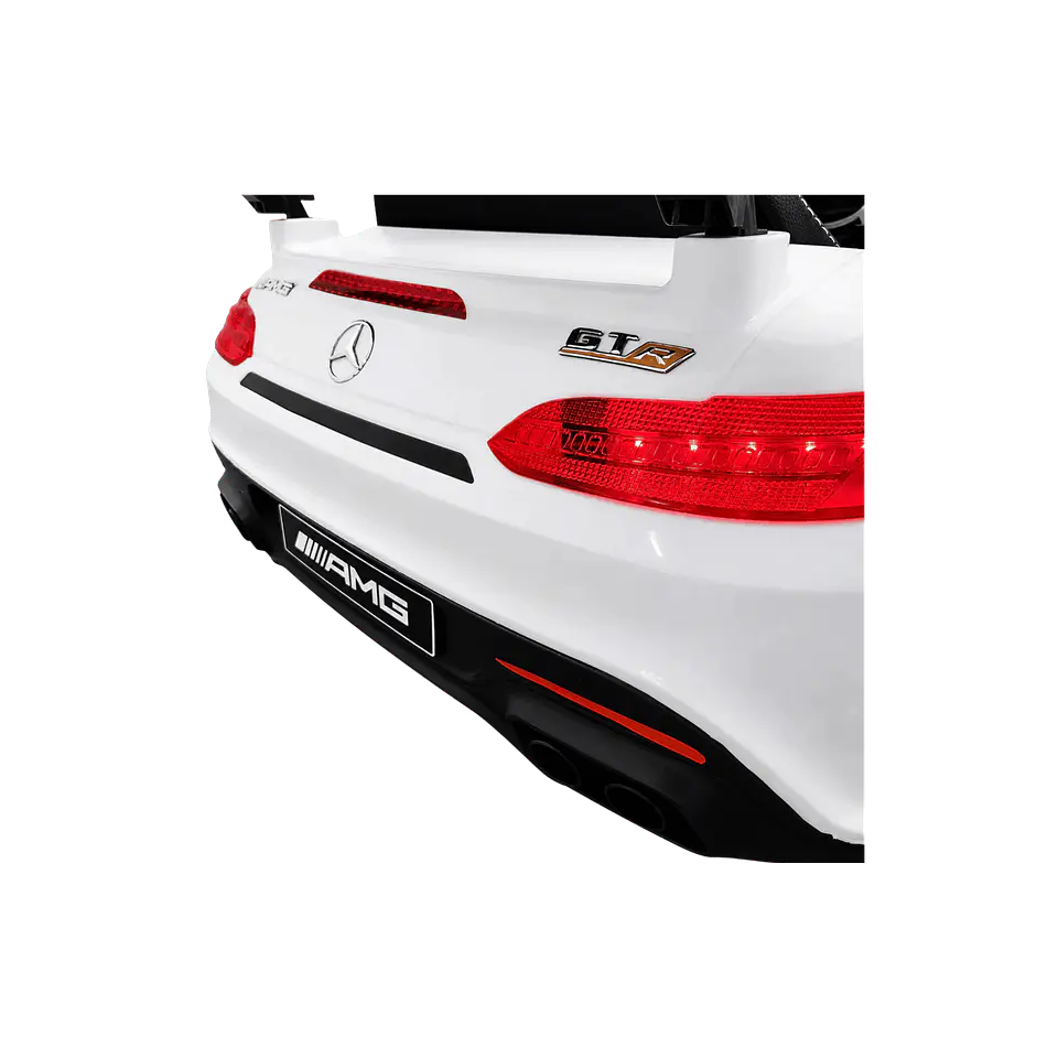 MERCEDES GTR 12v BATERIA DE LITIO Vermelho c/ RODAS DE BORRACHA E ASSENTO EM PELE 15