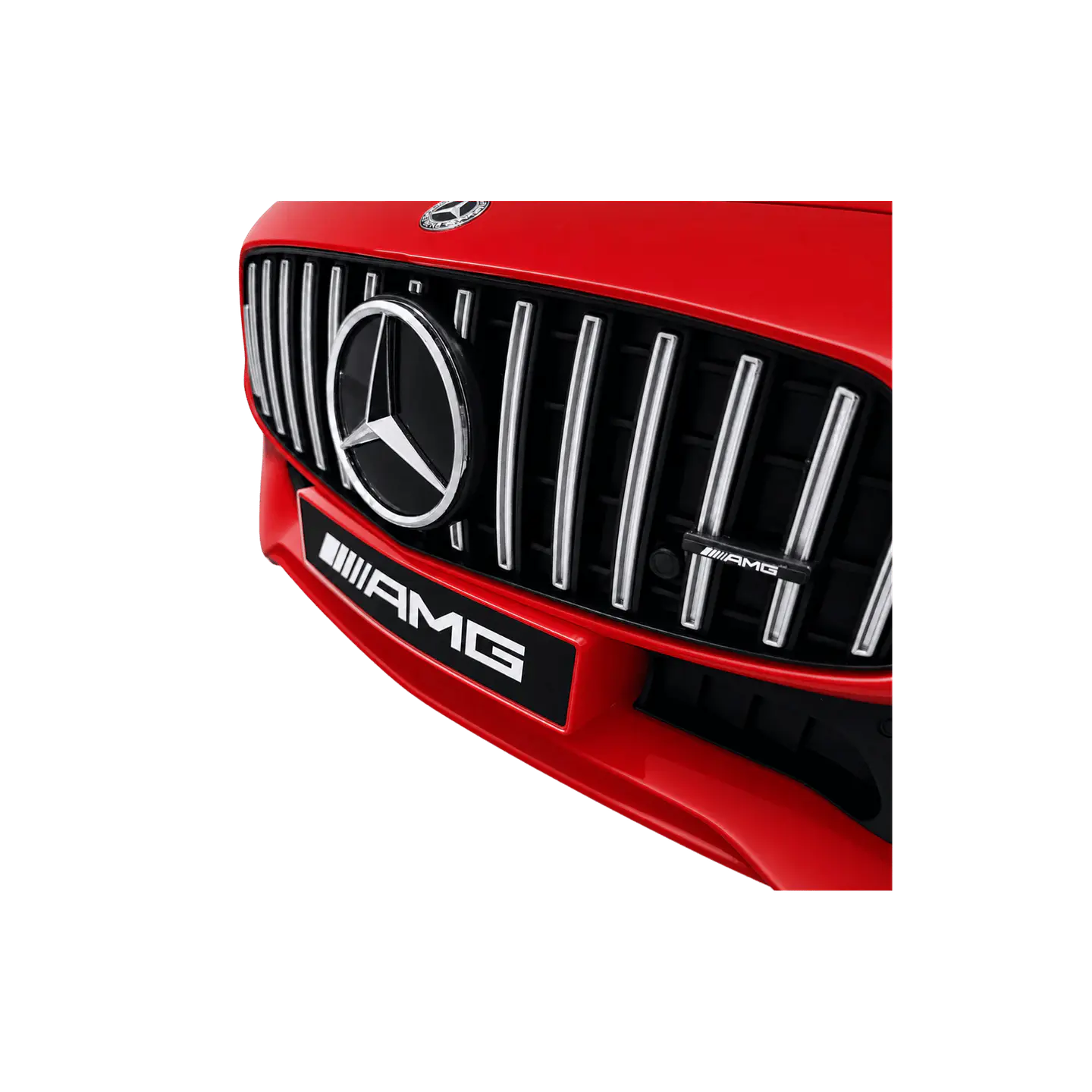 MERCEDES GTR 12v BATERIA DE LITIO Vermelho c/ RODAS DE BORRACHA E ASSENTO EM PELE 22