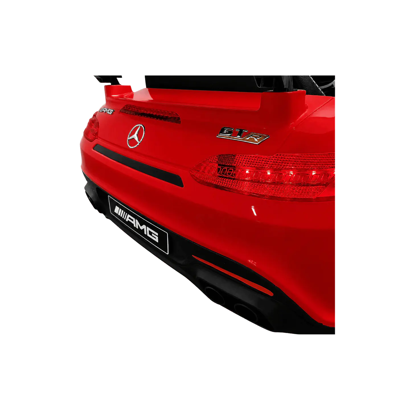 MERCEDES GTR 12v BATERIA DE LITIO Vermelho c/ RODAS DE BORRACHA E ASSENTO EM PELE 23
