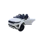 RANGE ROVER EVOQUE 12v Branco c/ RODAS DE BORRACHA E ASSENTO EM PELE - Thumbnail 2
