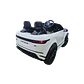RANGE ROVER EVOQUE 12v Branco c/ RODAS DE BORRACHA E ASSENTO EM PELE - Thumbnail 4
