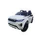 RANGE ROVER EVOQUE 12v Branco c/ RODAS DE BORRACHA E ASSENTO EM PELE - Thumbnail 1