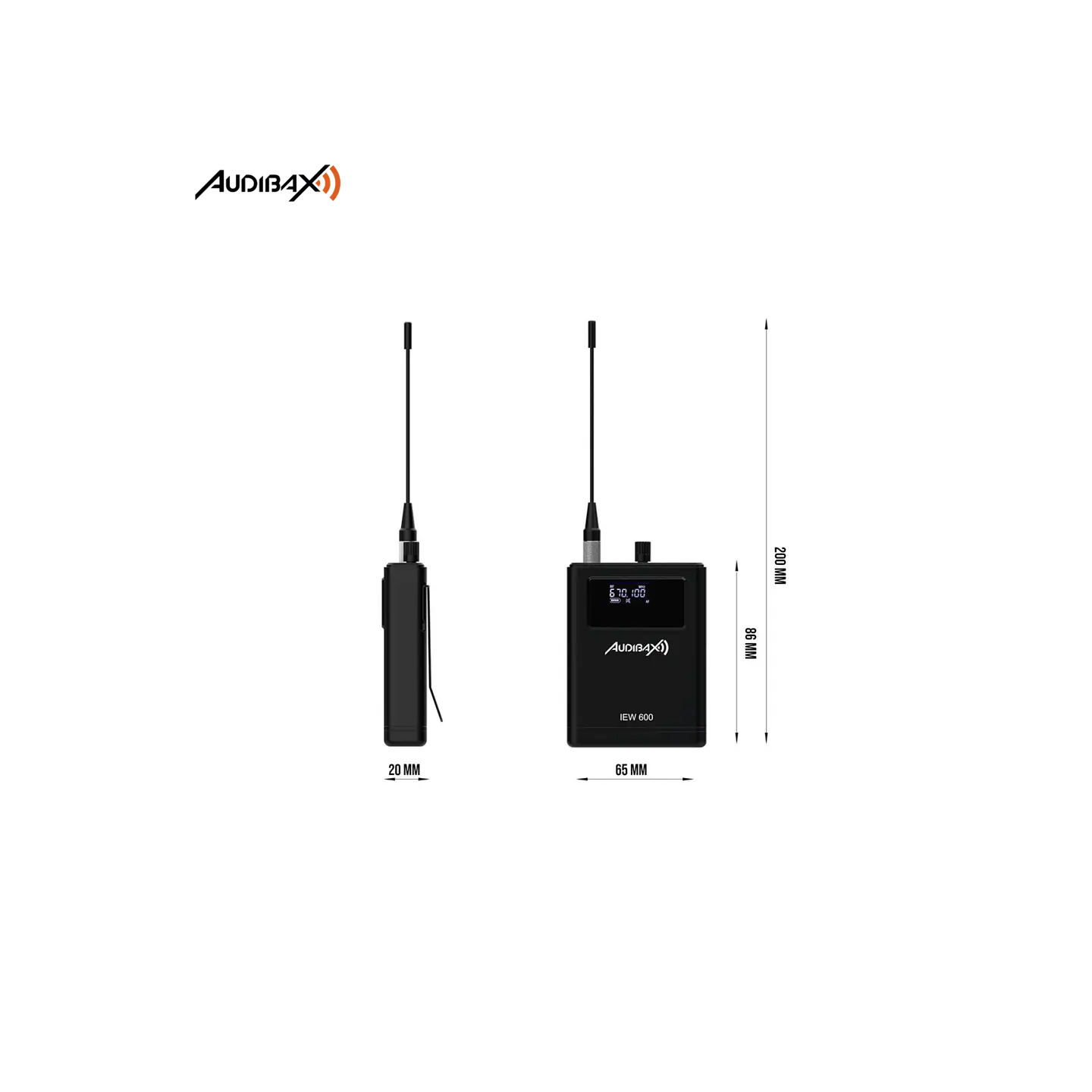 Sistema Intra-Auricular Sem Fio Audibax IEW 600 7