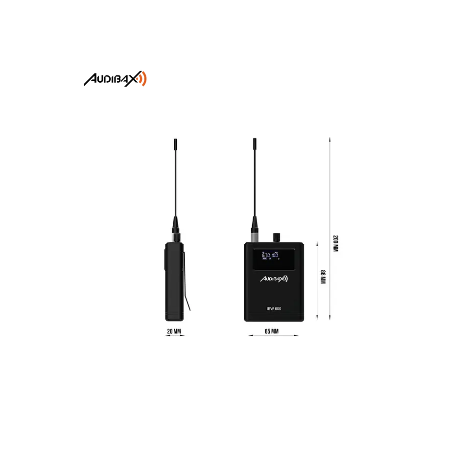 Sistema Intra-Auricular Sem Fio Audibax IEW 600 7