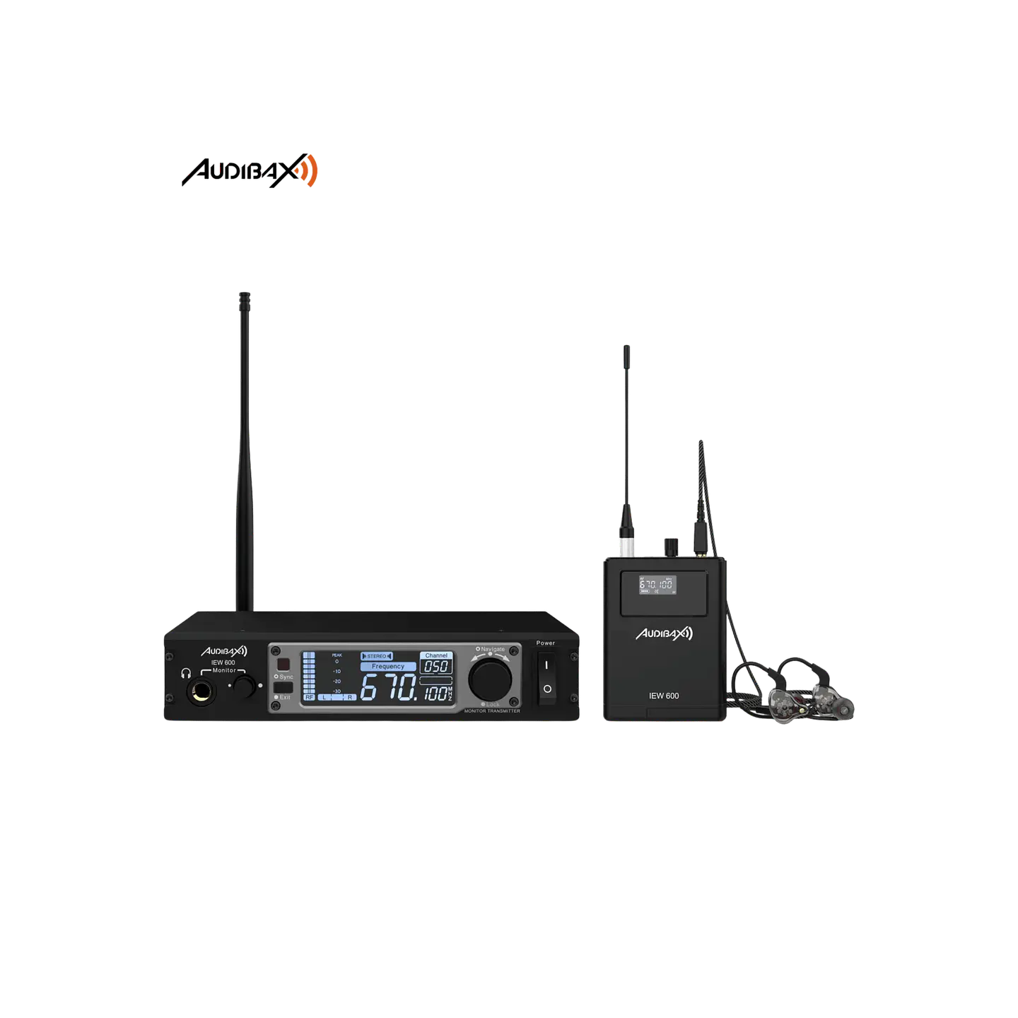 Sistema Intra-Auricular Sem Fio Audibax IEW 600 1