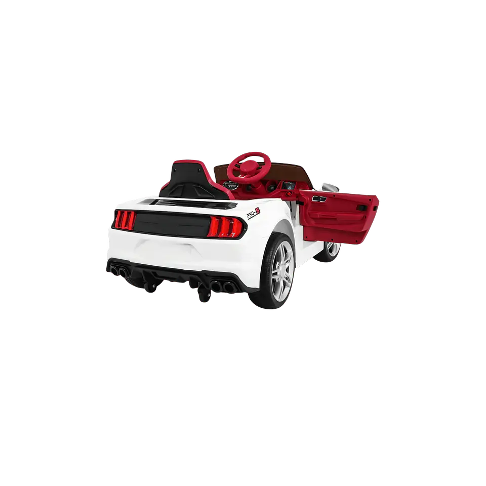 Carro Elétrico GT Style 12v c/ RODAS DE BORRACHA E ASSENTO EM PELE 12