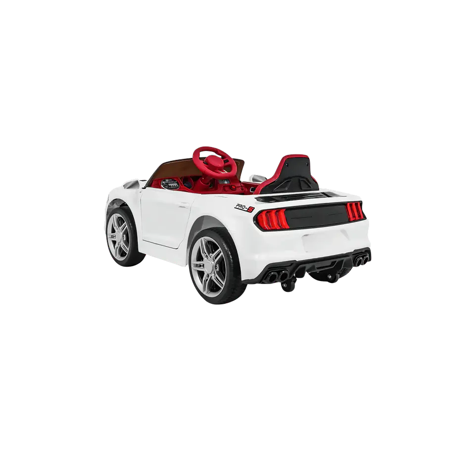 Carro Elétrico GT Style 12v c/ RODAS DE BORRACHA E ASSENTO EM PELE 13