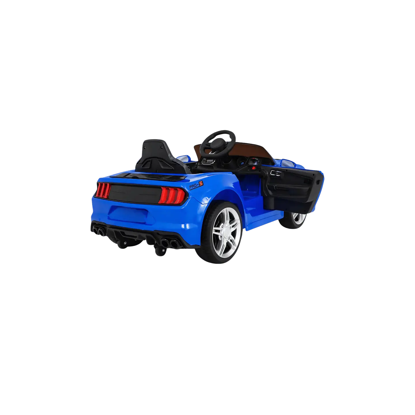 Carro Elétrico GT Style 12v c/ RODAS DE BORRACHA E ASSENTO EM PELE 20