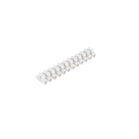 Terminais de 12 Conectores para Cabo Eléctrico Branco 4 mm²