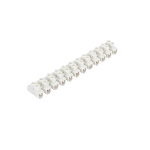 Terminais de 12 Conectores para Cabo Eléctrico Branco 10 mm²