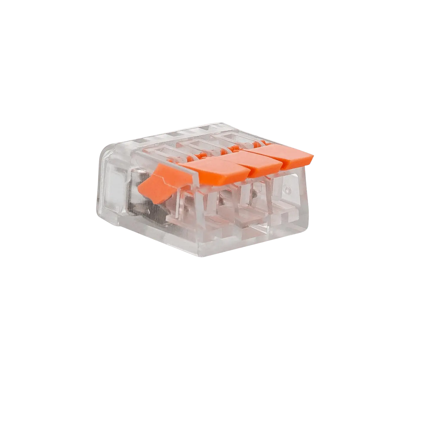 Conectores Rápidos 3 Entradas para Cablo Eléctrico 0.08 - 4 mm² 2