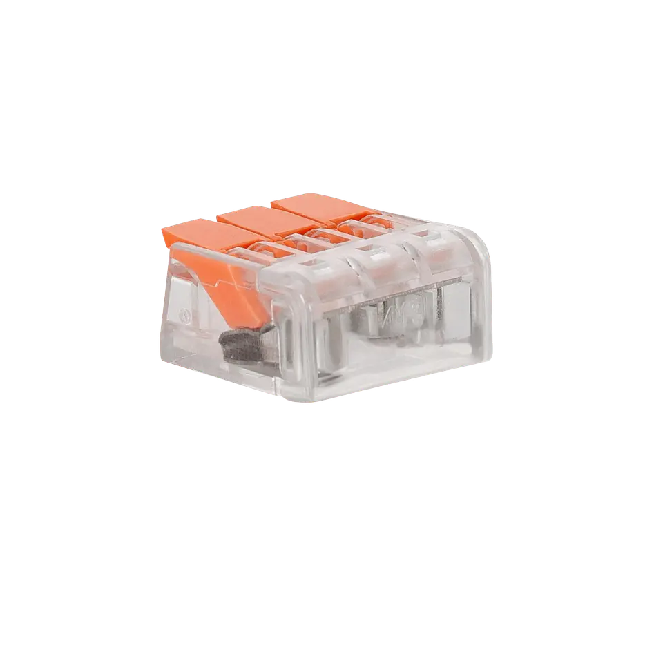 Conectores Rápidos 3 Entradas para Cablo Eléctrico 0.08 - 4 mm² 1