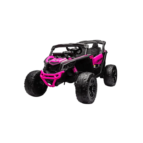 CAN-AM MAVERICK 4x4 24v Rosa c/ RODAS DE BORRACHA & ASSENTO EM PELE 