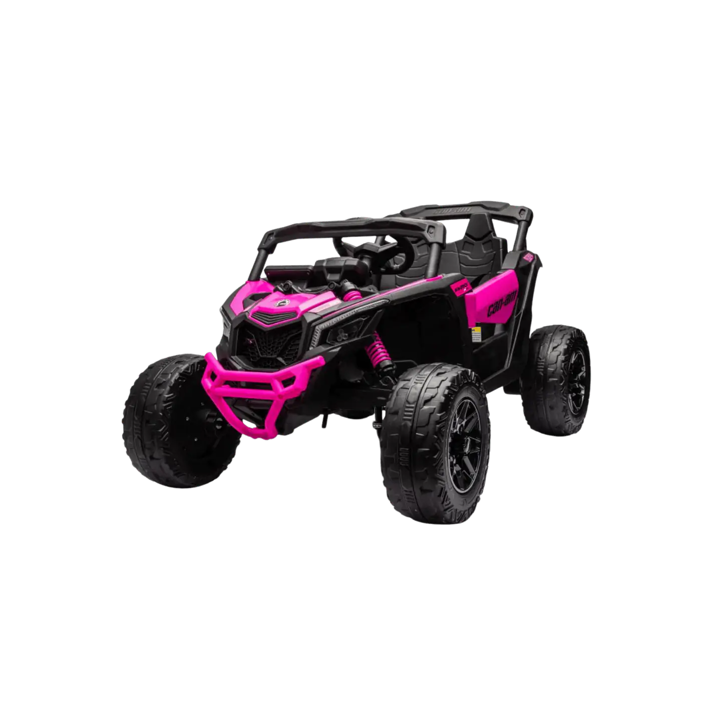 CAN-AM MAVERICK 4x4 24v Rosa c/ RODAS DE BORRACHA & ASSENTO EM PELE  2