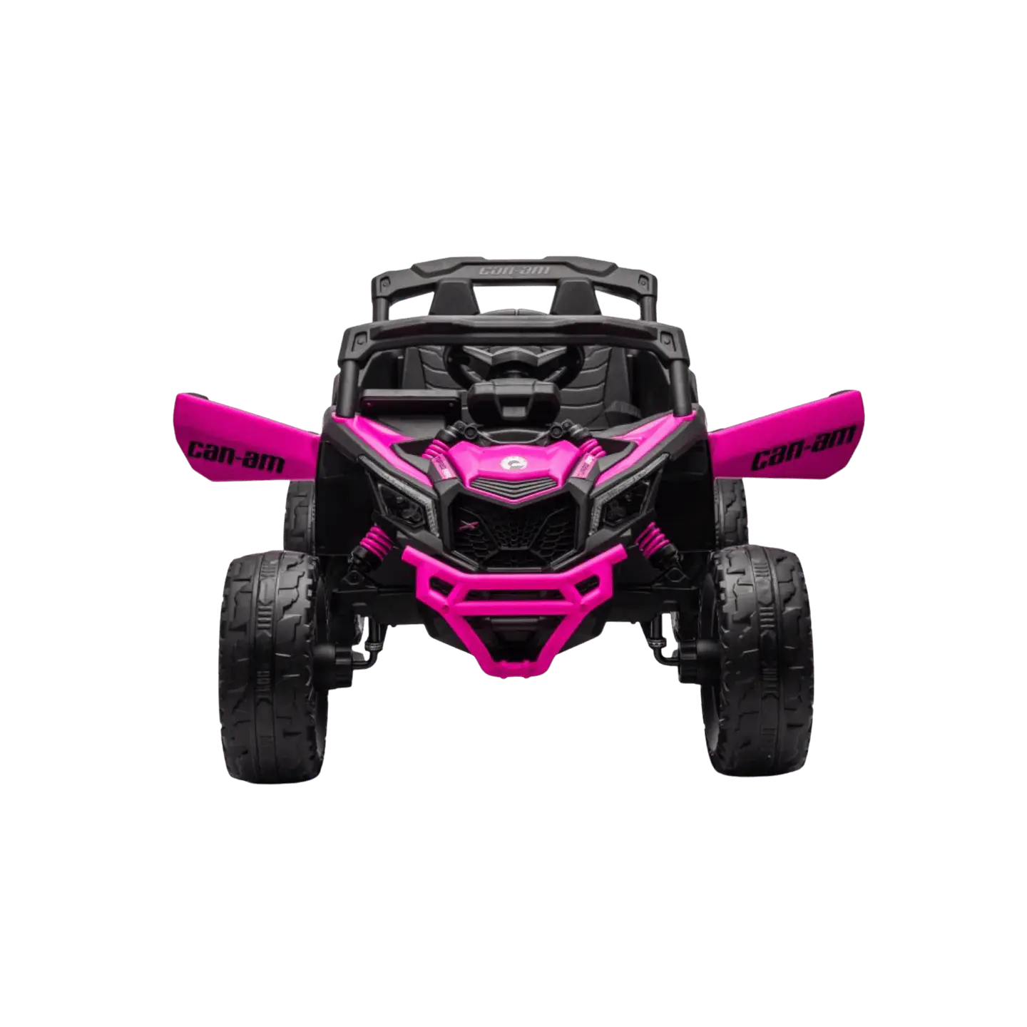 CAN-AM MAVERICK 4x4 24v Rosa c/ RODAS DE BORRACHA & ASSENTO EM PELE  3