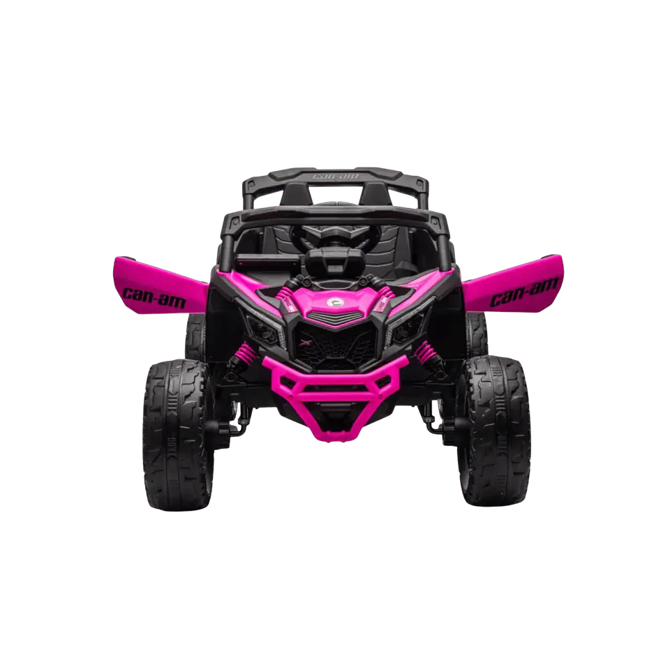 CAN-AM MAVERICK 4x4 24v Rosa c/ RODAS DE BORRACHA & ASSENTO EM PELE  3