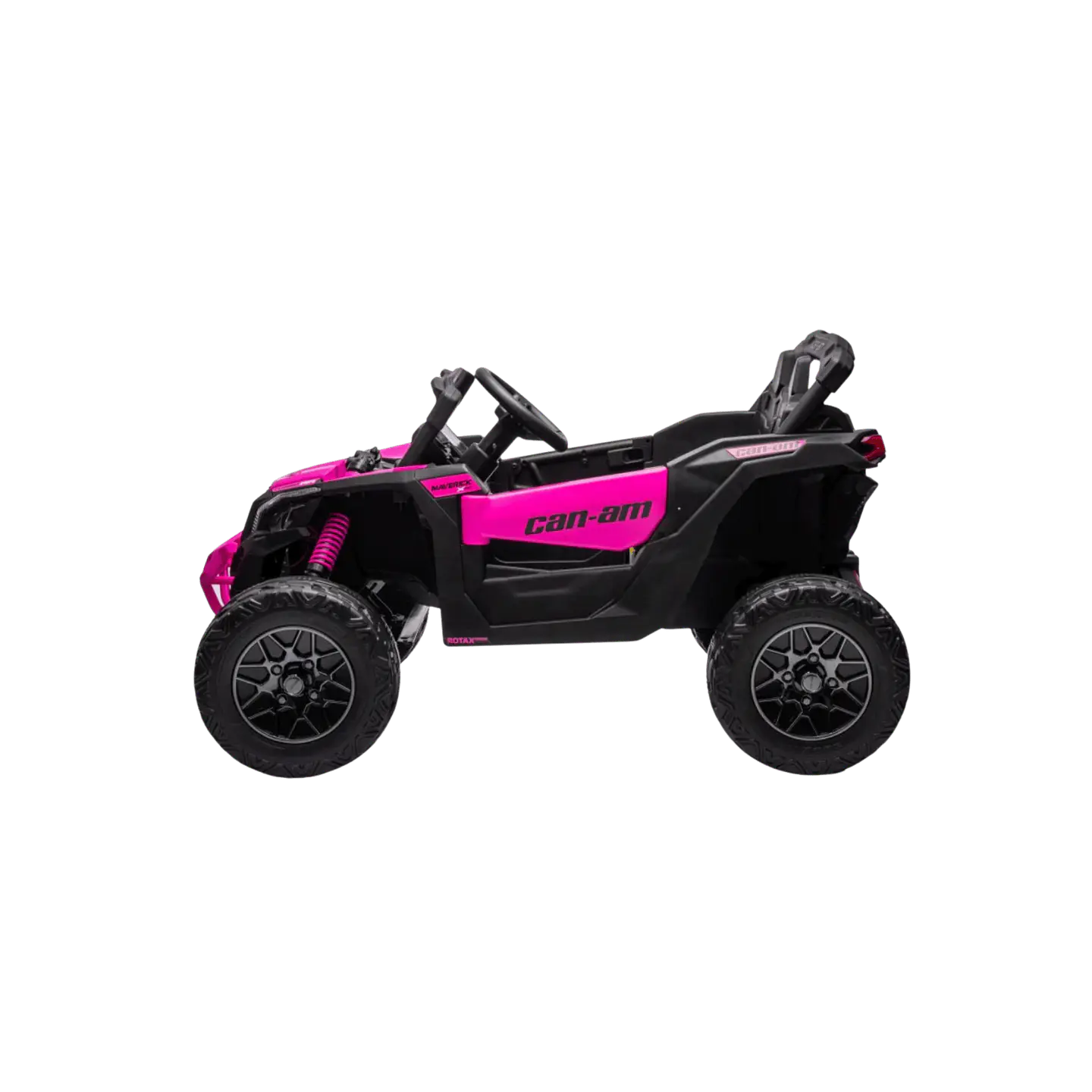 CAN-AM MAVERICK 4x4 24v Rosa c/ RODAS DE BORRACHA & ASSENTO EM PELE  5
