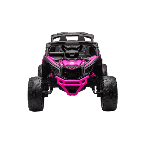 CAN-AM MAVERICK 4x4 24v Rosa c/ RODAS DE BORRACHA & ASSENTO EM PELE 
