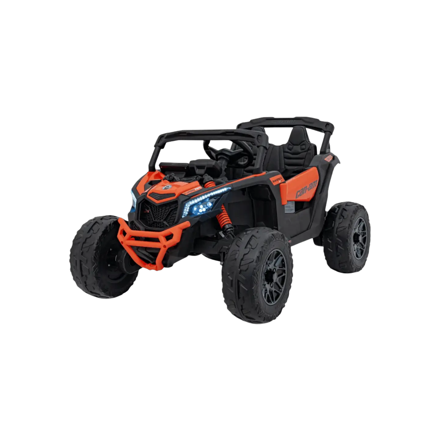 CAN-AM MAVERICK 4x4 24v Laranja c/ RODAS DE BORRACHA & ASSENTO EM PELE 2