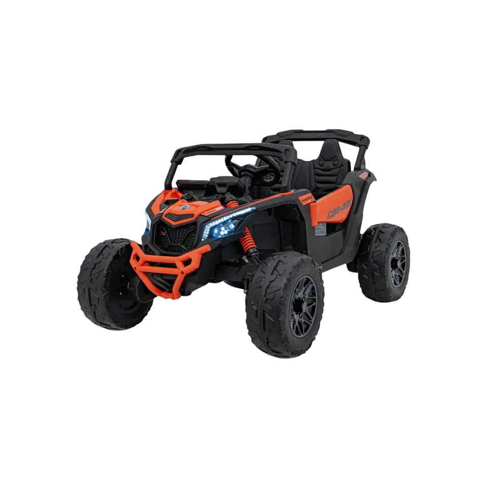 CAN-AM MAVERICK 4x4 24v Laranja c/ RODAS DE BORRACHA & ASSENTO EM PELE 2
