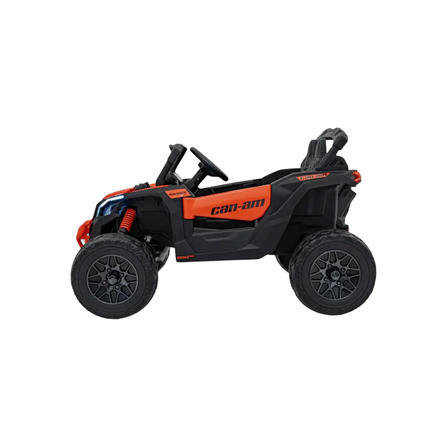 CAN-AM MAVERICK 4x4 24v Laranja c/ RODAS DE BORRACHA & ASSENTO EM PELE 3