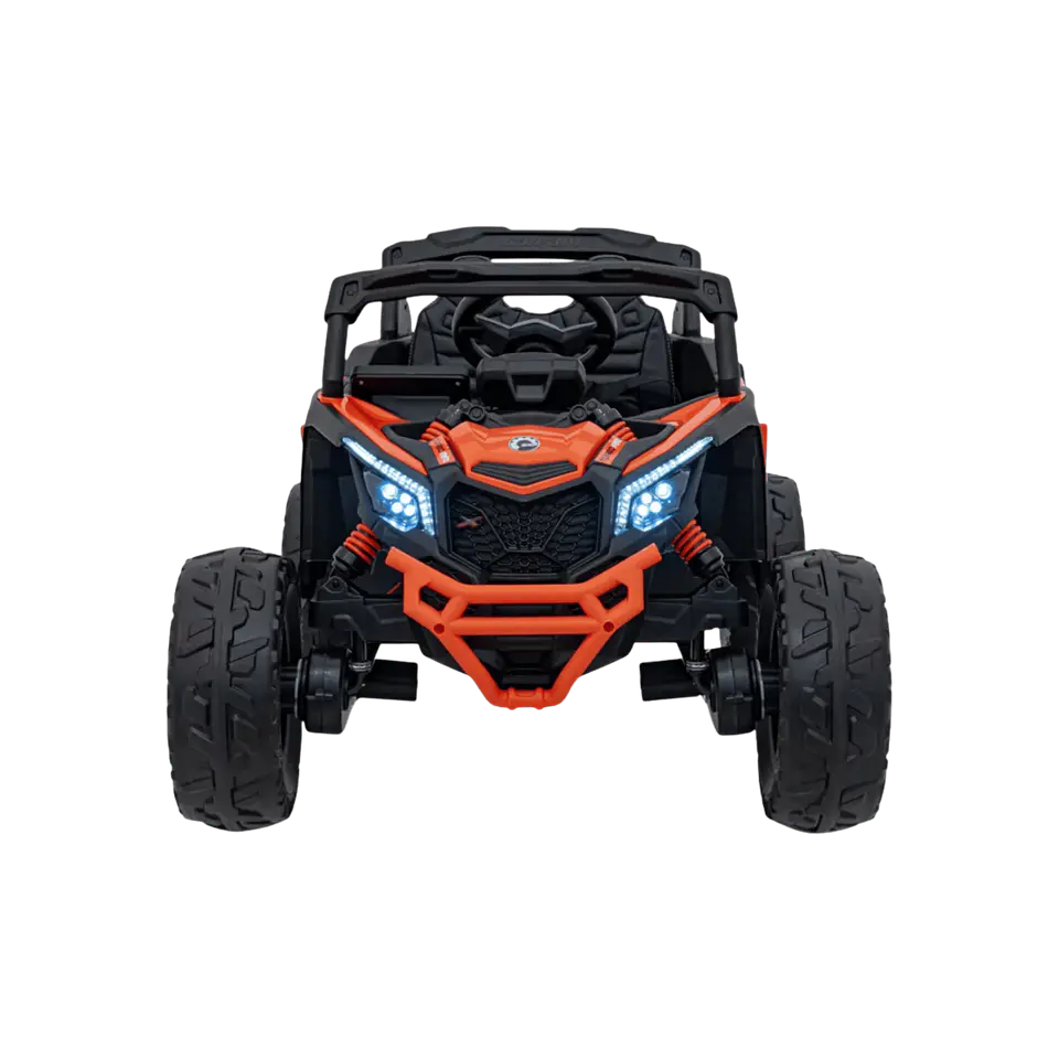CAN-AM MAVERICK 4x4 24v Laranja c/ RODAS DE BORRACHA & ASSENTO EM PELE 1