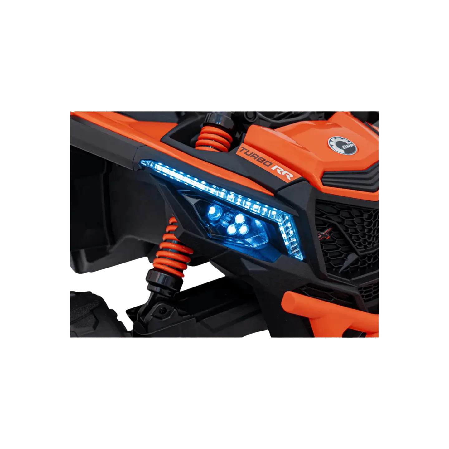 CAN-AM MAVERICK 4x4 24v Laranja c/ RODAS DE BORRACHA & ASSENTO EM PELE 4