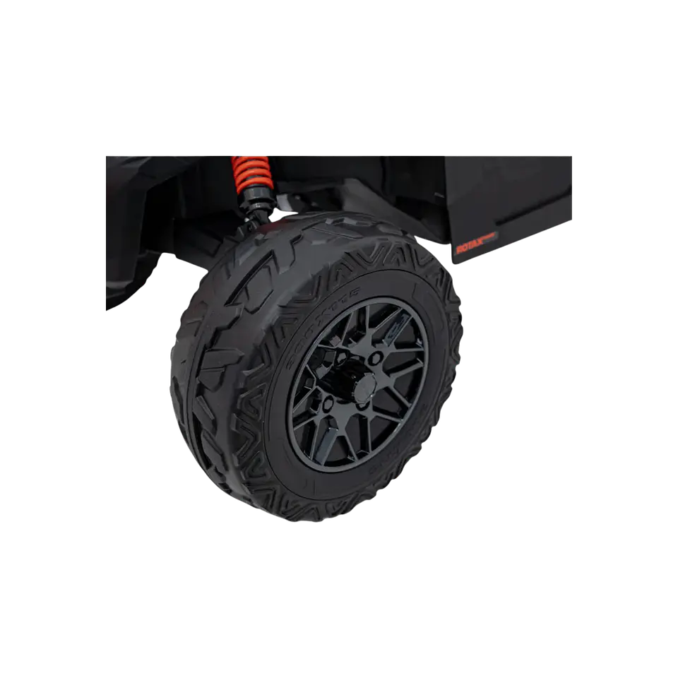 CAN-AM MAVERICK 4x4 24v Laranja c/ RODAS DE BORRACHA & ASSENTO EM PELE 15
