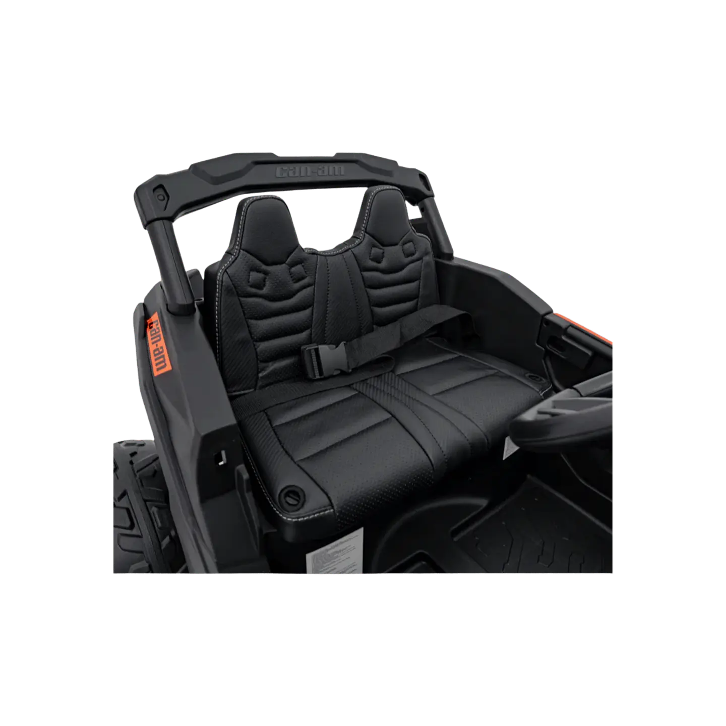 CAN-AM MAVERICK 4x4 24v Laranja c/ RODAS DE BORRACHA & ASSENTO EM PELE 13