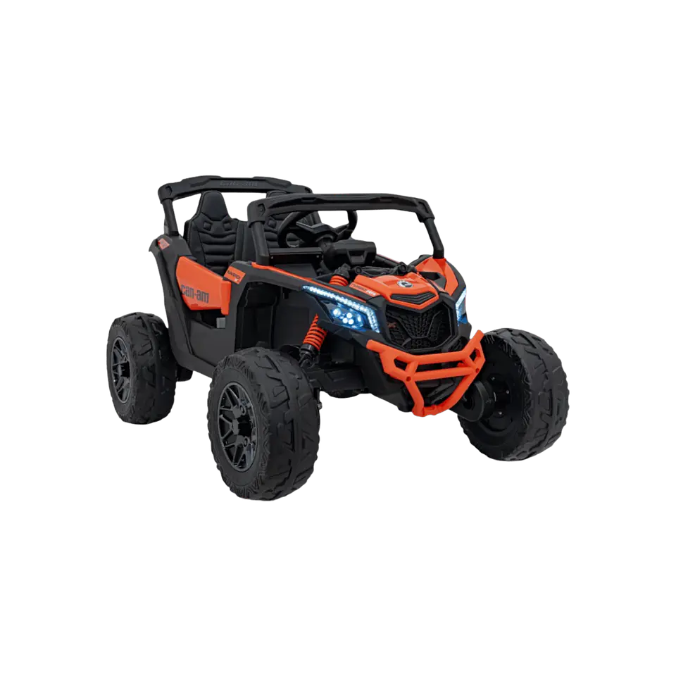 CAN-AM MAVERICK 4x4 24v Laranja c/ RODAS DE BORRACHA & ASSENTO EM PELE 7