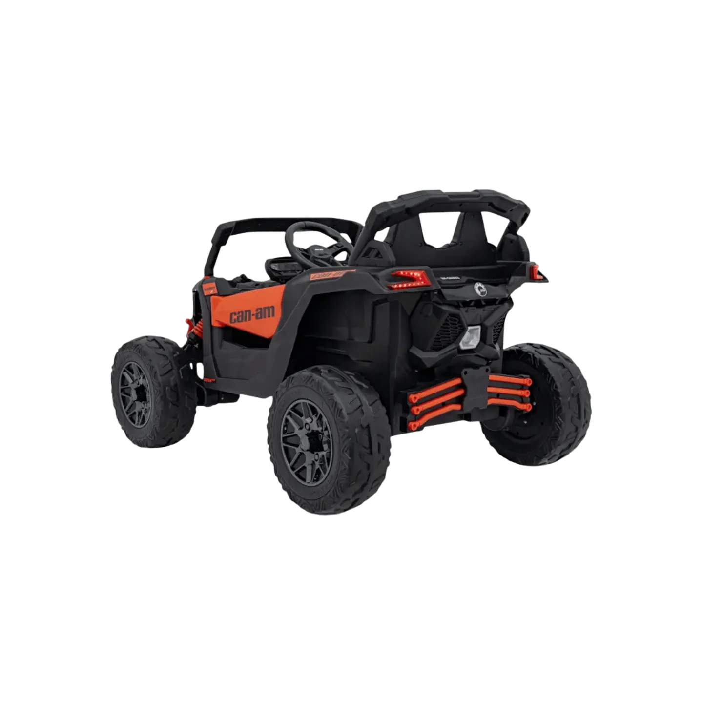 CAN-AM MAVERICK 4x4 24v Laranja c/ RODAS DE BORRACHA & ASSENTO EM PELE 9
