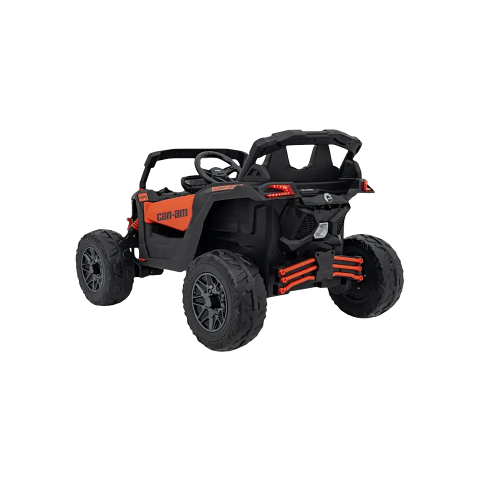 CAN-AM MAVERICK 4x4 24v Laranja c/ RODAS DE BORRACHA & ASSENTO EM PELE 9