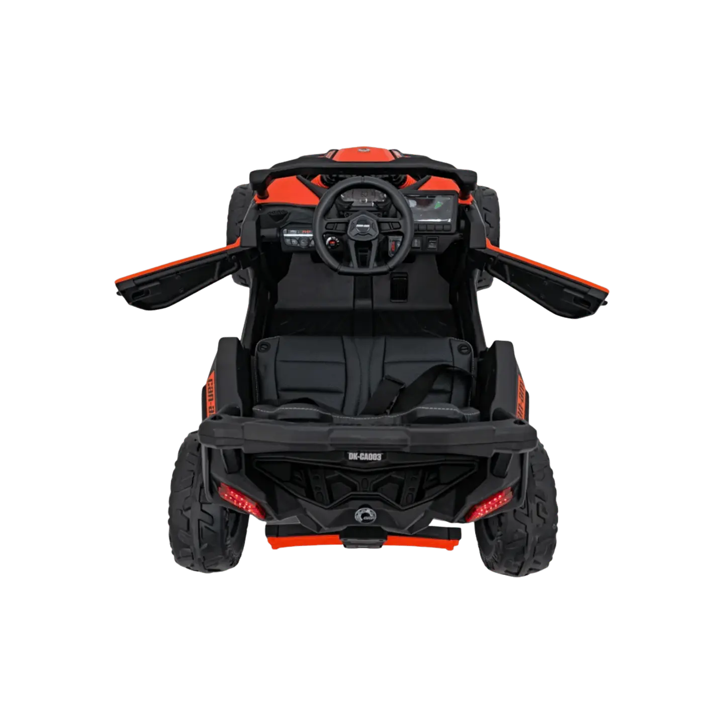 CAN-AM MAVERICK 4x4 24v Laranja c/ RODAS DE BORRACHA & ASSENTO EM PELE 8
