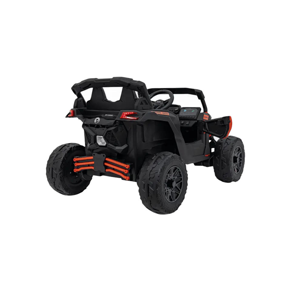 CAN-AM MAVERICK 4x4 24v Laranja c/ RODAS DE BORRACHA & ASSENTO EM PELE 10